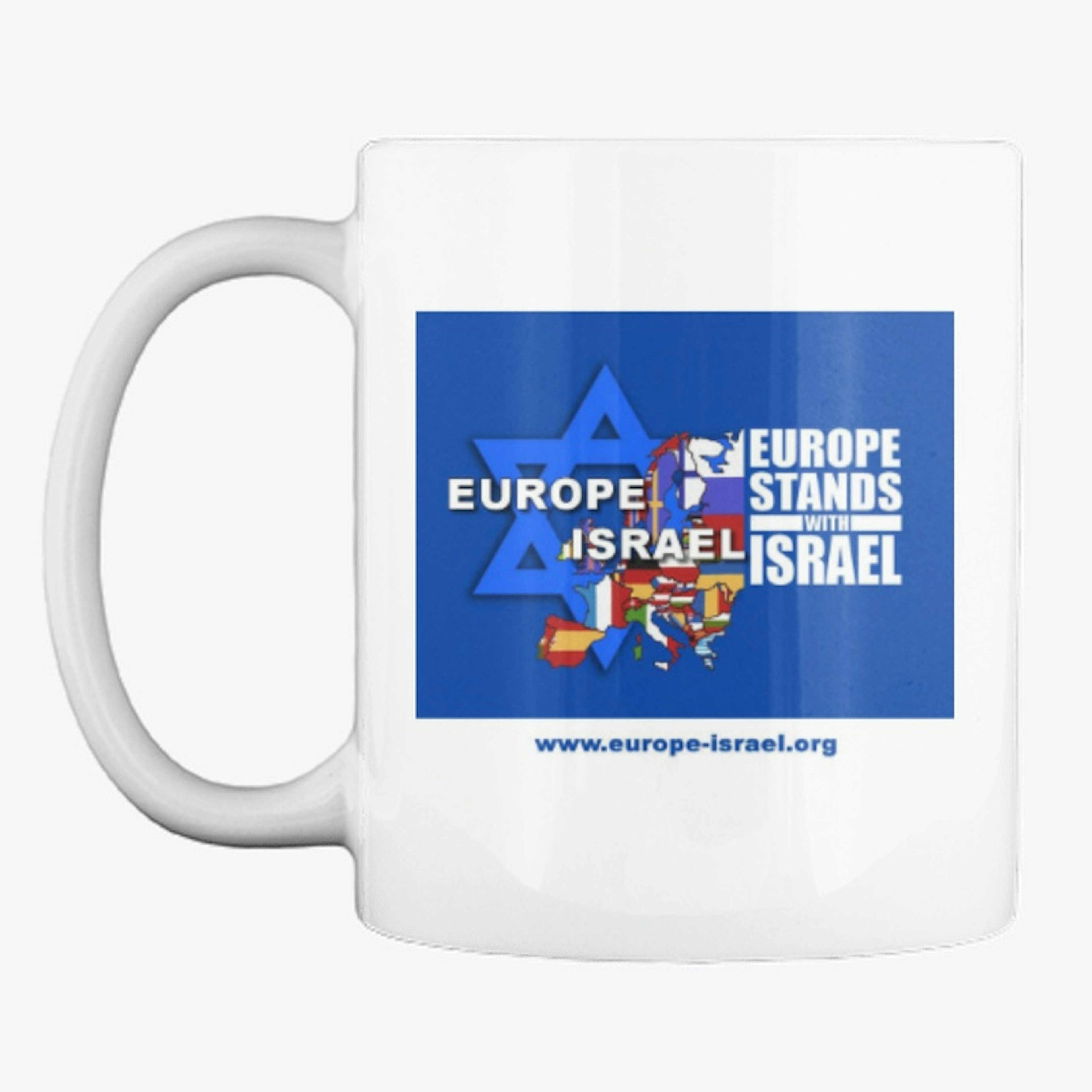 Europe stands with Israel blue