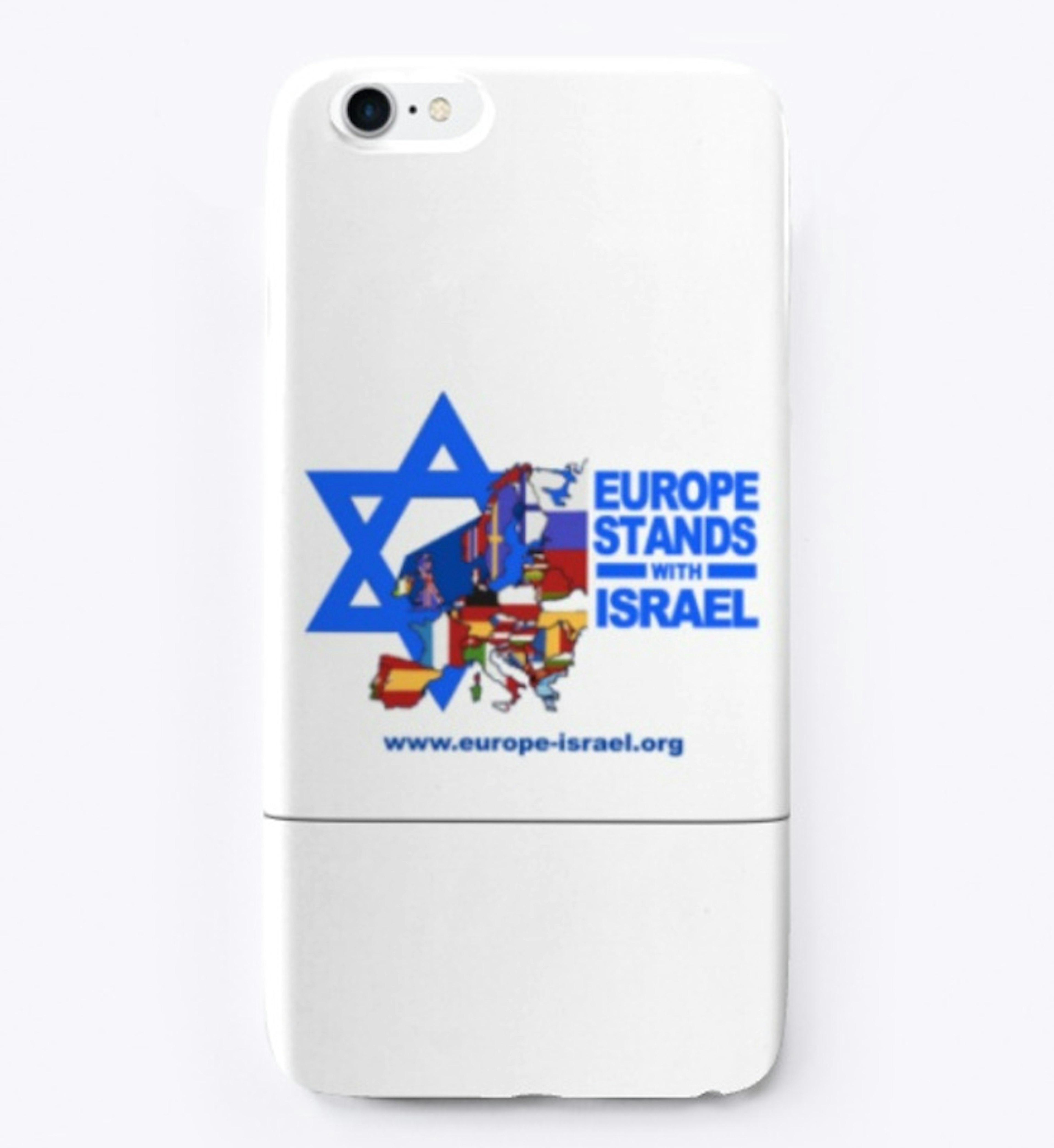 Europe stands with Israel white
